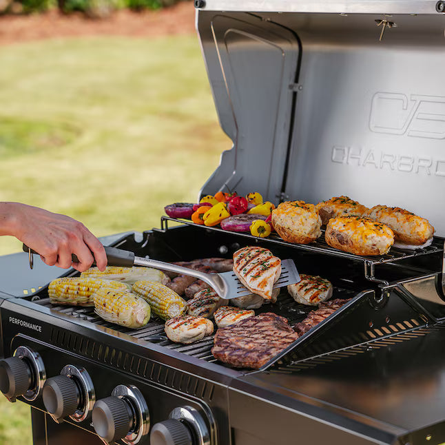Charbroil Performance Series Black and Silver 4 -Burner Liquid Propane Gas Grill