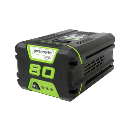Greenworks - 80-Volt 170 MPH 730 CFM Cordless Handheld Blower (1 x 2.5Ah Battery and 1 x Charger) - Green