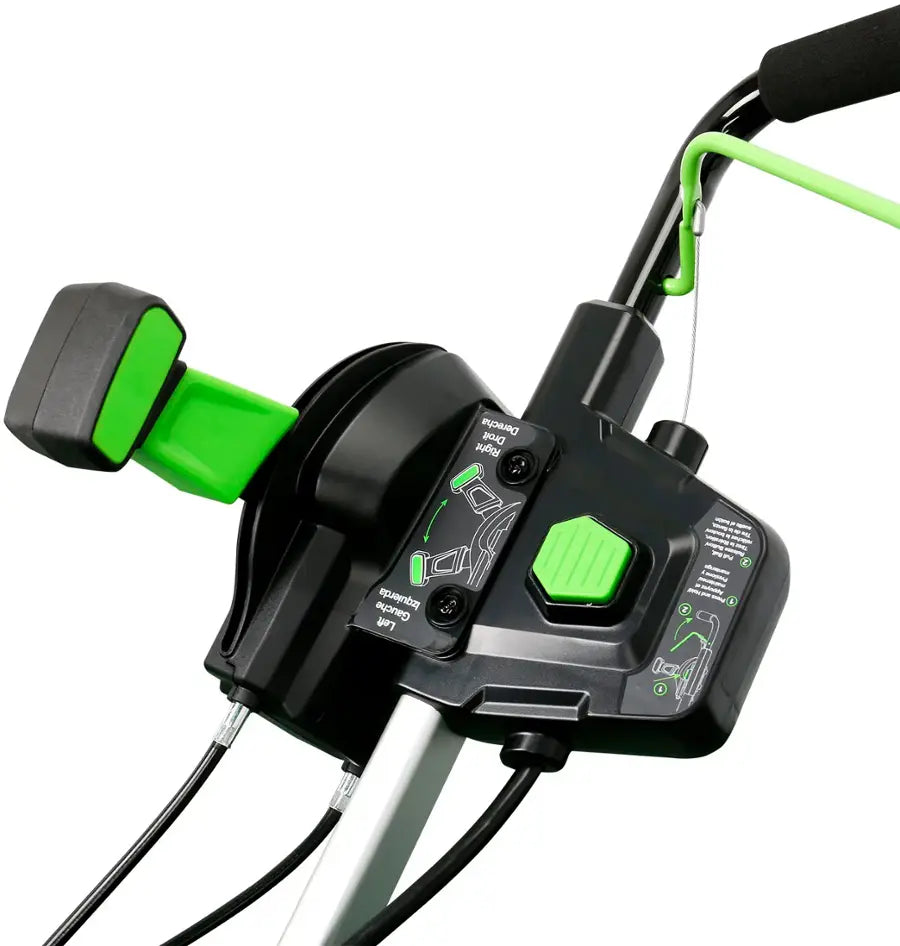 Greenworks - 80V 22” Cordless Brushless Snow Blower with 4.0 Ah Battery and Rapid Charger - Black/Green