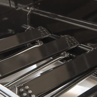 Nexgrill - 4 Burner + Side Burner Cart Gas Grill - Black