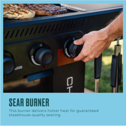 Charbroil Performance Series Black and Silver 4 -Burner Liquid Propane Gas Grill