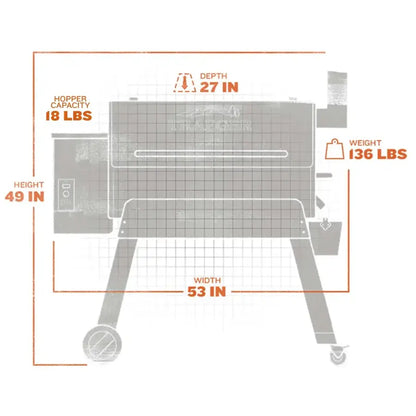 Traeger Grills - Pro Series 34 Pellet Grill and Smoker - Bronze