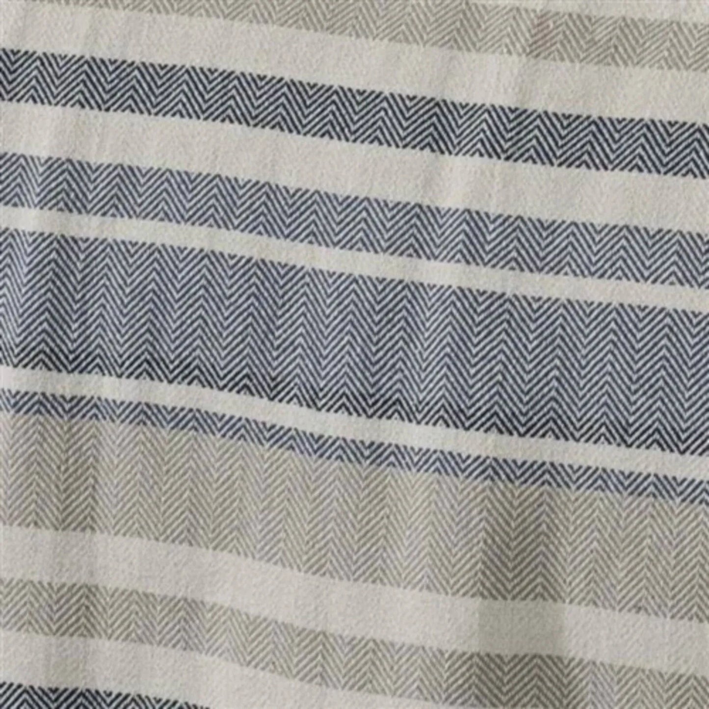 Chevron Stripe Lightweight Cotton Blanket Soft and Breathable for All Season Use
